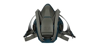 3M Rugged Comfort Quick Latch Yeniden Kullanılabilir Yarım Yüz Solunum Maskesi Görüntüsü
