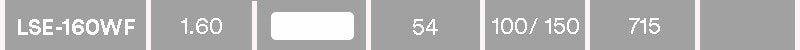 LSE-160WF | 1,60 mm | Renk: Beyaz | 54 N/cm | 100/150 &deg;C | 715 kg/m3