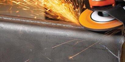 3M Cubitron II ürünü ile yumuşak karbon çelikte kaynak taşlama
